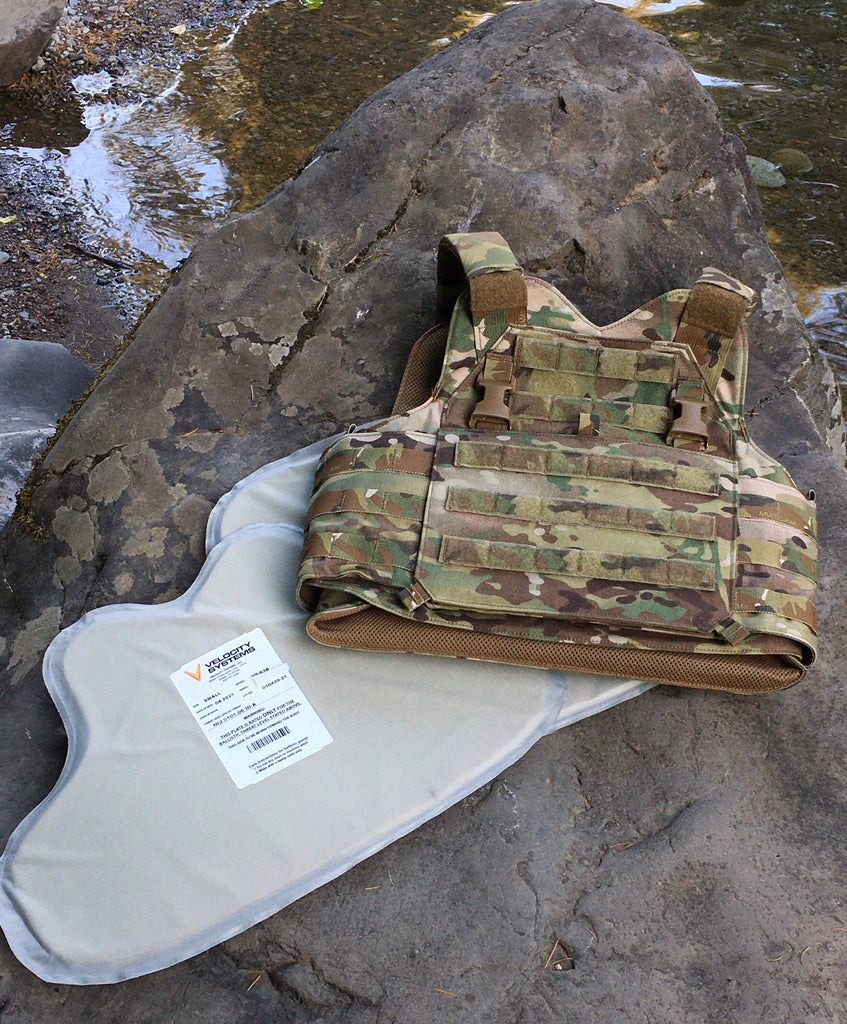 Soft armor store under plate carrier